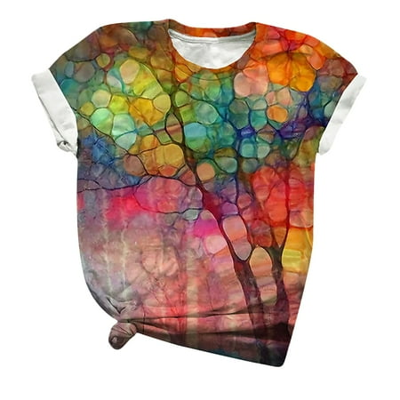 

Corset Top Maternity Shirts Women s Fashion Printing Round Neck Loose Short Sleeve T Shirt Pullover Tops Blouse Womens Tank Tops Savings Clearance Deals Black Crop Top Pink L