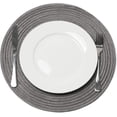 thumbnail image 2 of Round Braided Placemats Set of 6 Washable 15 inch Round Placemats Kitchen Table Place Mats Round Table Mats, 2 of 5