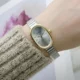 thumbnail image 3 of Oval Small Dial Women Quartz Watch Stainless Steel Bamboo Strap Girl Student Leisure Fashion Luxury Gift Wristwatch Dropshipping, 3 of 5