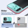 thumbnail image 4 of Phone Case for Samsung Galaxy A04e with Tempered Glass Screen Protector Cover and Camera Cover Slide 360 Full Body Protection Slim Clear Bumper Cell Accessories AO4e A 04e Women Men Sky Blue, 4 of 12