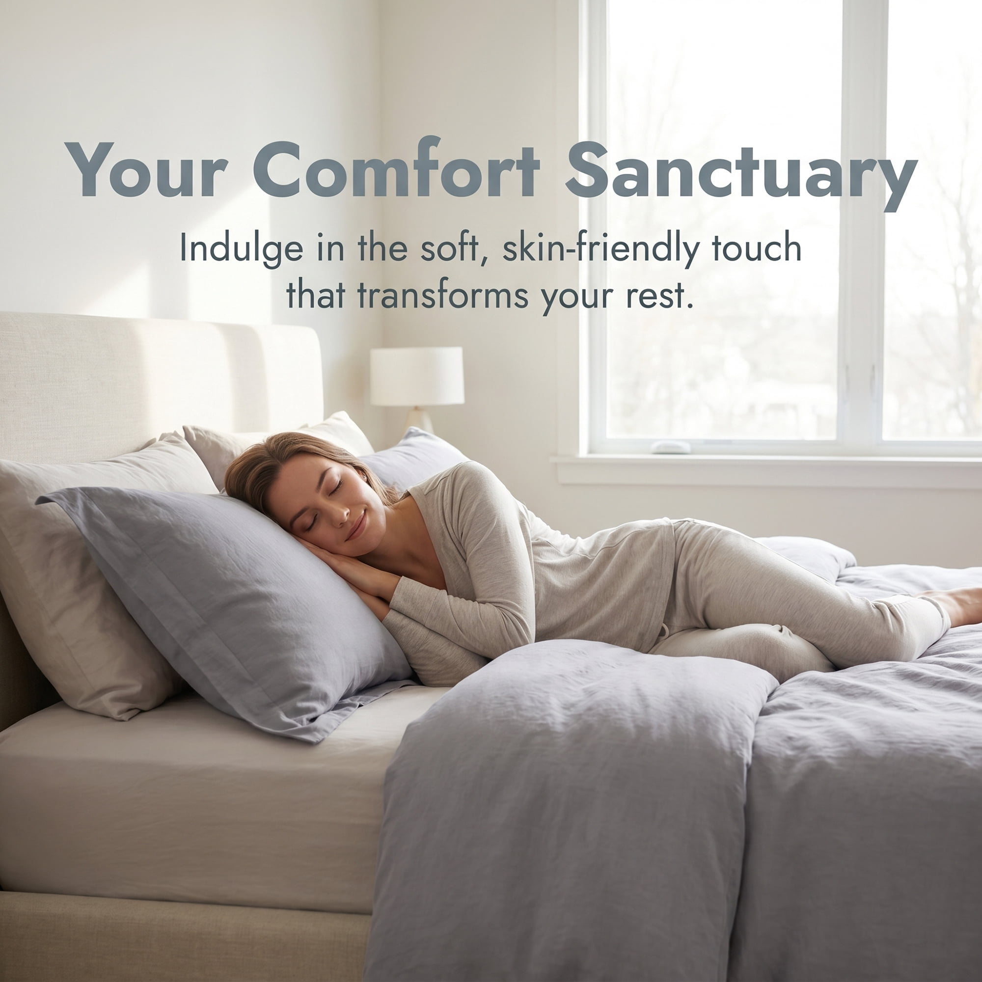 Unique Bargains 1 Pack Soft Cooling Cotton Pillowcase for Comfortable Sleep Dark gray