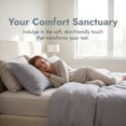thumbnail image 3 of Unique Bargains 1 Pack Soft Cooling Cotton Pillowcase for Comfortable Sleep Dark gray, 3 of 5