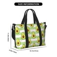 thumbnail image 2 of Travel Duffle Bag Cute Avocado Sea Green Travel Tote Bags Carry on Luggage Waterproof Weekender Bags with Top Handle Adjustable Shoulde Strap for Travel Gym, 2 of 5