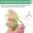 thumbnail image 4 of Uxcell 1-Pack Betta Fish Leaf Pad, Hammock Plant Leaf Pad, Resting Fish Rest Bed for Fish Tank Decorations [Pink Gradient, Heart-Shaped], 4 of 7
