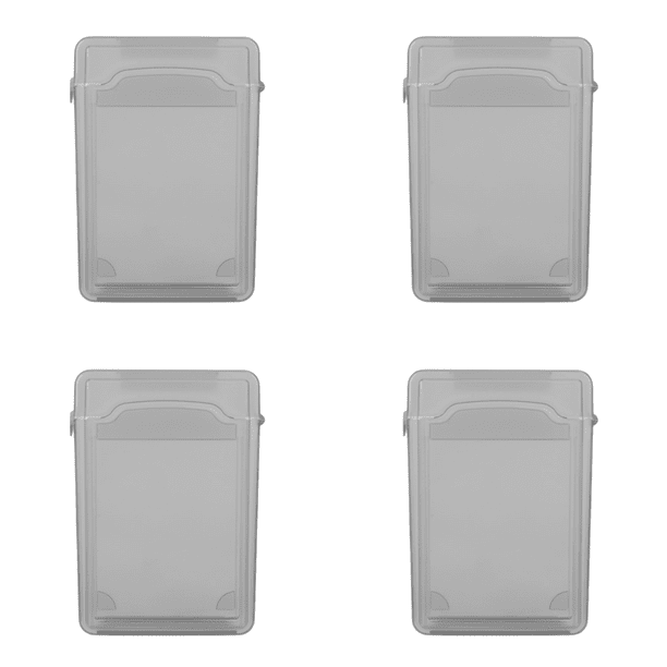 Caja Almacenamiento Disco Duro IDE SATA HDD 3 5 Pulgadas Plástico Caddy (gris)
