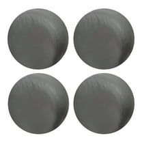 Moonet Charcoal Polyester Multi-Function Spare Tire Cover 24"L, 4 Pack