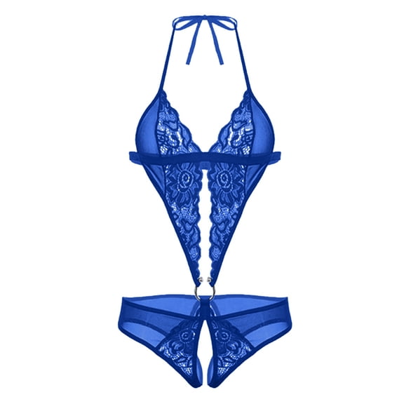 Womens Underwear Breathable Comfortable Panties Woman Mesh Three PointBuckle Jumpsuit Blend Underwear for Women
