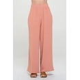 thumbnail image 2 of RENEE C Linen Wide Leg Pants with Pockets, 2 of 11