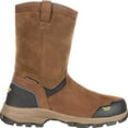 thumbnail image 2 of GEORGIA BOOT Men's 10" Blue Collar Soft Toe Waterproof Wellington Work Boot Brown - GB00105, 2 of 7