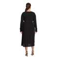 thumbnail image 3 of Terra & Sky Women's Plus Size Midi Shirt Dress, 3 of 5