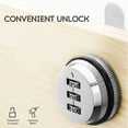 thumbnail image 4 of Zootealy Drawer Coded Lock Cabinet File Lock Multiple Specifications Locker Drawer Password Cam Lock, 4 of 8