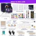 thumbnail image 6 of CandWuom UV Resin Jewelry Making Kit - 300g Crystal Clear Resin with Light & Molds for DIY Necklace & Keychain & Earring Making, 6 of 8