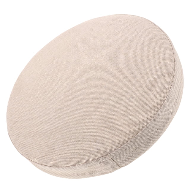 unbranded Redonda De Lino Con Espuma Para Cómodo Y Fácil De Limpiar En Beige