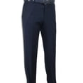 thumbnail image 6 of Men Suit BERLUSCONI Turkey 100% Soft Italian Wool Super 180's #Ber28 Navy Blue, 6 of 9