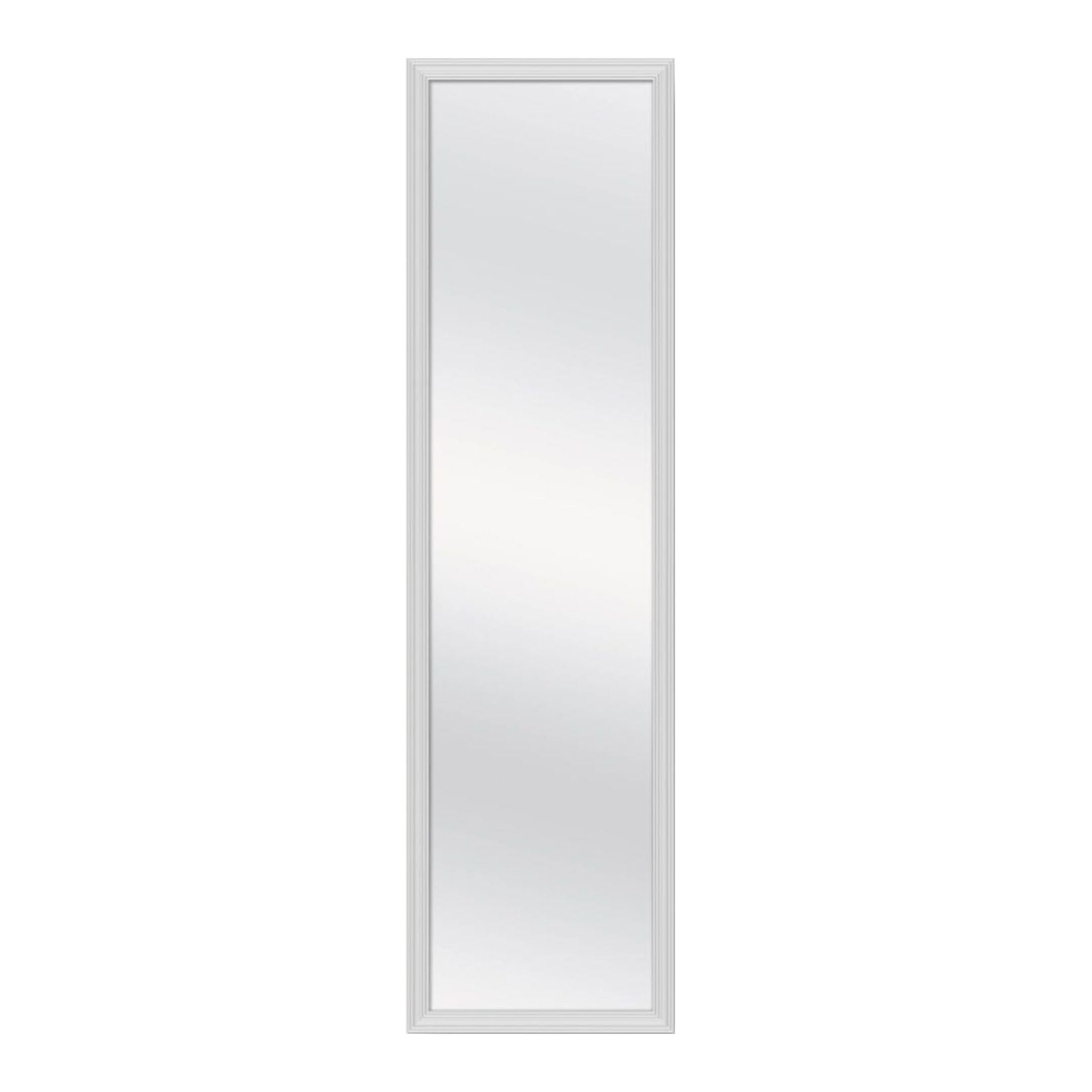 Mainstays Door Mirror, 13.38IN X 49.38IN, White Finish