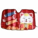 thumbnail image 1 of Parasol para parabrisas de coche, diseño de gato de la suerte, con dibujos animados, para ventana delantera, aislamiento térmico, tamaño pequeño, 1 of 12