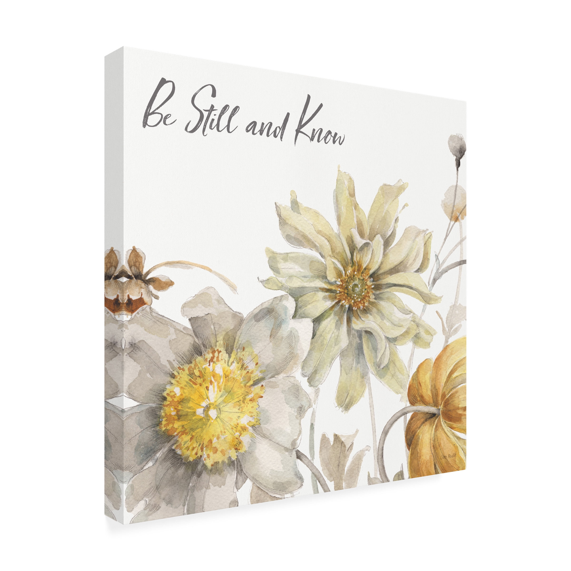 Lisa Audit 'Fields of Gold III Know' Canvas Art