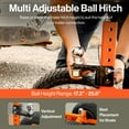 thumbnail image 4 of SuperHandy Motorized Trailer Dolly with Ball Attachment, 12V Standard Tires, Suitable for RVs, Boats, 4 of 7