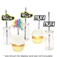 thumbnail image 5 of Big Dot of Happiness Set The Pace - Running - Paper Straw Decor - Track, Cross Country or Marathon Party Striped Decorative Straws - Set of 24, 5 of 7