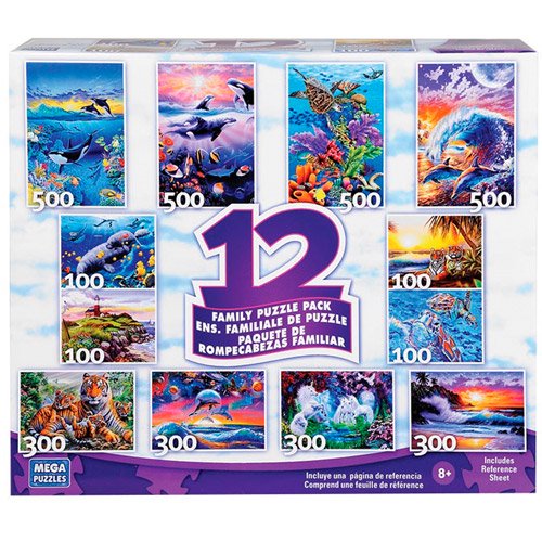 Mega Brands 12in1 Puzzle Multipack