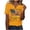 A285 Yellow, variant on Mifsaly Independence Day Tops for Women 4Th Of July Cotton T-Shirt Henley V Neck Button Closure Short Sleeve Shirt Patriotic Stars and Stripes Print Loose Fit Flowy Top M