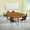 Oak, variant on Flash Furniture Emmy Mobile 86" Oval Wave Flexible Laminate Activity Table Set with 14" Student Stack Chairs, Oak/Black