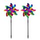 thumbnail image 1 of Molino de viento repelente de pájaros Molino de viento repelente de pájaros de 8 hojas (2 piezas multicolor), 1 of 4