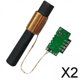 thumbnail image 1 of Módulo receptor DCF77 2x con antena DCF, reloj de radio, señal de inducción de 77,5 KHz, módulo de radio con reloj de radio para empresas eléctricas, 1 of 8