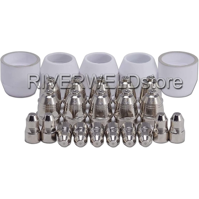 40Pcs AG60 Plasma Cutting Torch Consumable SG55 Plasma Cutter Kit 60A