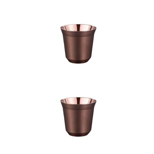 Tazas de café con aislamiento de doble pared para lavavajillas Toystoory 80ML