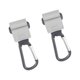 thumbnail image 1 of 2 ganchos para cochecitos de bebé, ganchos para bolsas, accesorios para cochecitos, organizador de carritos. Gris, 1 of 9