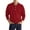 Red, variant on Mens Polo Shirts Fashion Casual Simple Solid Color Button Long Sleeve Top Daily-Wear