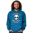 thumbnail image 5 of Funny Nerdy Aliens UFOs Believers Hoodie Sweatshirt Women Men Brisco Brands M, 5 of 6