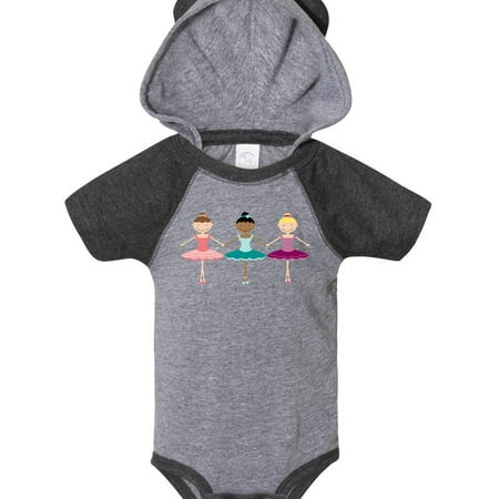 

Inktastic Little Ballerina Trio Gift Baby Girl Bodysuit