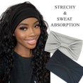 thumbnail image 7 of Wide Headbands for Women Fashion Knotted Headband Yoga Workout Head Wrap 4 Pack, 7 of 7