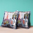 thumbnail image 4 of Amrita Sen Designs CAPL994BrCDS-ZP-26x26 26 x 26 in. Empress Hall Broadcloth Indoor & Outdoor Zippered Pillow - White, Orange & Blue, 4 of 5