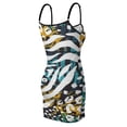 thumbnail image 6 of Ladies Elegant Sling Sleeveless Sexy Dress zebra-stripe, 6 of 6