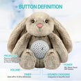 thumbnail image 3 of Baby White Noise Machine, Mom's Heartbeat Lullabies Dreamy Sheep Sleep, Nursery Decor Night Light Projector, Toddler Crib Sleeping Aid, Newborns Baby Shower Gifts Portable SheepToy, 3 of 9