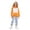 Orange, variant on JIAYUE Girls Clothing Outfits Raglan Long Sleeve Color Block Hoodies With Pocket Solid Jogger Pants 2-Piece Sets Back To School,2-3 Years