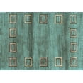 thumbnail image 1 of Ahgly Company Indoor Rectangle Abstract Light Blue Contemporary Area Rugs, 3' x 5', 1 of 4
