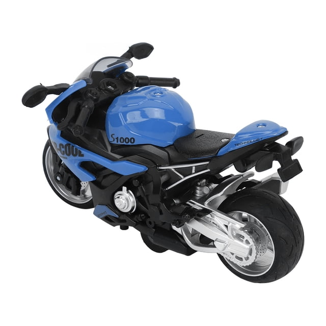 Tire Hacia Atrás Motocicleta Juguete Niños Efectos De Sonido Alta Simulación
