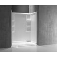 thumbnail image 2 of Vasu 60 in. x 36 in. x 74 in. 3-piece DIY Friendly Alcove Shower Surround in White, 2 of 10
