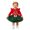 A10-Red, variant on Baby Girl Christmas Outfit Long Sleeve Ruffle Princess Tutu Dress Headband Christmas Tutu Dress Outfit Long Sleeve Ribbed Ruffle Glitter Tulle Princess Dress Christmas Outfits