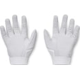 thumbnail image 2 of Guantes de Béisbol T para Niños Under Armour Clean Up Blanco Gris, 2 of 2