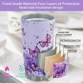 thumbnail image 5 of Butterfly Insulated Tumbler with Lid and Straw, 20 oz Reusable Stainless Steel Travel Mug, Iced Coffee Cup Gift for Women, Mom, Daughter, 5 of 6