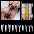 thumbnail image 2 of 500PCS False Nail Tips Reusable Plastic DIY Nail Extension Mold Gel Nail Mold, 2 of 10