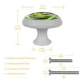 thumbnail image 5 of Frog Fluorescent Drawer Pulls with Screws - Round 4-Pack Glow-in-the-Dark Knobs for Cabinets, Wardrobes, and Dressers - Furniture Decor with Cupboard Handles, 5 of 6