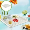 thumbnail image 2 of SLYNSHome Dish Drain Board Tray for Kitchen,Plastic Coffee Mugs Drying Rack Coffee Bar Countertop Storage & Organization Tea Cup Drain Pad, 2 of 6