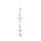 thumbnail image 1 of Metal Rainbow Collection Hang Hexagon Star Crystal Prisms Wind Chimes (D) JShteea Libre de BPA, 1 of 8