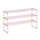 thumbnail image 1 of Zapatero SONGMICS de 3 Niveles Metal 30x92x55 cm Rosa Jelly, 1 of 7